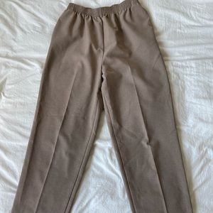 Beige/Tan Strait Leg Trousers